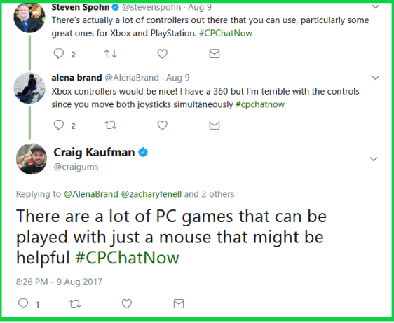 Craig notes a lot of PC games only require a mouse to play. 
