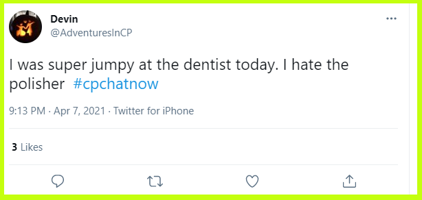 Devin discusses being super jumpy at the dentist.